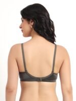 Charcoal Grey Comfort Padded Bra - Image 2