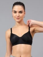 Midnight Elegance Black Padded Bra
