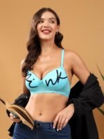 Aqua Lace Charm Padded Bra