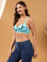 Aqua Lace Charm Padded Bra - Image 3