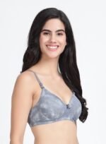 Grey Tie-Dye Chic Padded Bra - Image 5