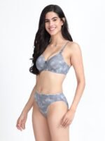 Grey Tie-Dye Chic Padded Bra - Image 3