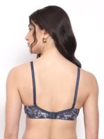 Floral Bliss Padded Bra – Blue - Image 5