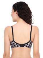 Geometric Charm Black & White Padded Bra - Image 6