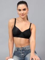Midnight Elegance Black Padded Bra - Image 3