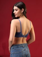 Midnight Silk Comfort Bra – Luxe Blue - Image 6