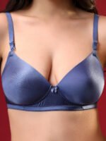 Midnight Silk Comfort Bra – Luxe Blue - Image 2